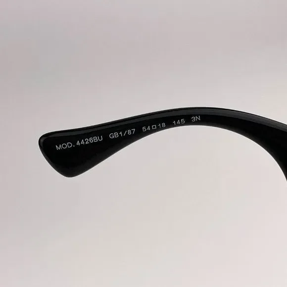 Versace VE4426BU GB1/87 Sunglasses MAXI MEDUSA BIGGIE Black Gray Oval Women - Picture 9 of 12